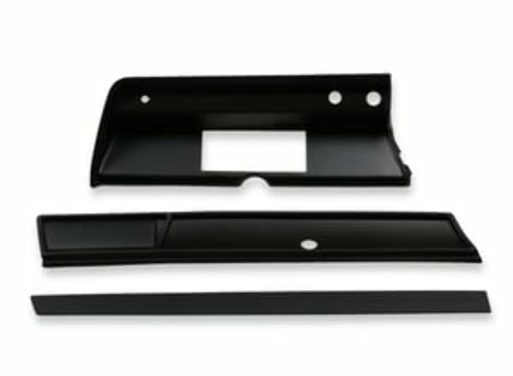 Holley EFI 1966 Chevelle 4.6L Dash Bezels for 6.86" PRO Dashes 553-424 for Chevy Chevelle 6.86 inch black