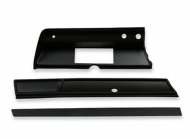 Holley EFI 1966 Chevelle 4.6L Dash Bezels for 6.86" PRO Dashes 553-424 for Chevy Chevelle 6.86 inch black