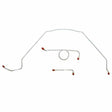 t 1966 Chevrolet Chevelle Front Brake Line Kit Standard Brakes - CKT6601SS Fine Lines