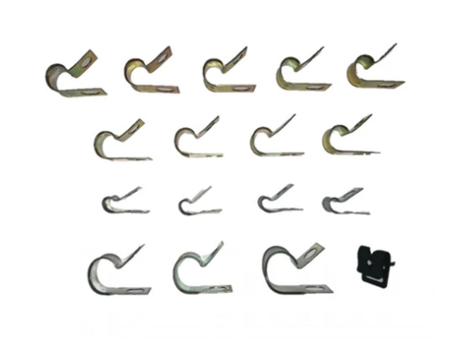 t 1966 Chevrolet Corvette Mild Steel Fine Lines Fuel and Brake Clips -HCK0022 Fine Lines