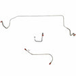 t 1966 Dodge Coronet Front Brake Line Kit Power Brakes Stainless - RKT6604SS Fine Lines