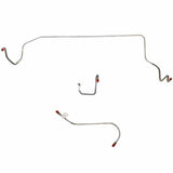 t 1966 Dodge Coronet Front Brake Line Kit Power Brakes Stainless - RKT6604SS Fine Lines