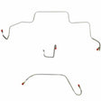 t 1966 Dodge Coronet Front Brake Line Kit Power Brakes Stainless - RKT6605SS Fine Lines