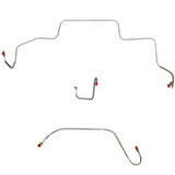 t 1966 Dodge Coronet Front Brake Line Kit Power Brakes Stainless - RKT6605SS Fine Lines