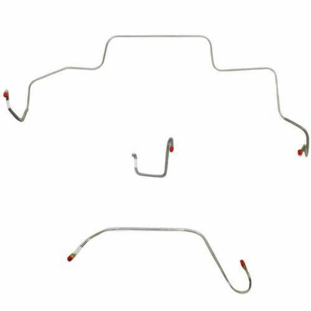 t 1966 Dodge Coronet Front Brake Line Kit Power Brakes Stainless - RKT6605SS Fine Lines