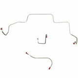 t 1966 Dodge Coronet Front Brake Line Kit Power Brakes Steel - RKT6602OM Fine Lines