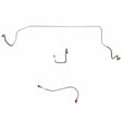 t 1966 Dodge Coronet Front Brake Line Kit Standard Brakes Stainless - RKT6603SS Fine Lines
