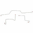 Front Brake Line Kit for 1966 Ford Fairlane drum brakes stainless steel