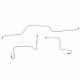Front Brake Line Kit for 1966 Ford Fairlane drum brakes stainless steel