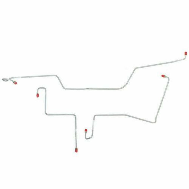 Front Brake Line Kit for 1966 Ford Fairlane drum brakes stainless steel