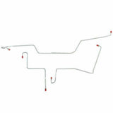 Front Brake Line Kit for 1966 Ford Fairlane drum brakes stainless steel