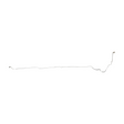 t 1966 Ford Fairlane Intermediate Brake Line with Drum Brakes Steel - DIN6601OM Fine Lines
