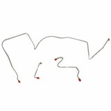 Front Brake Line Kit for 1966 Pontiac LeMans drum brakes stainless steel