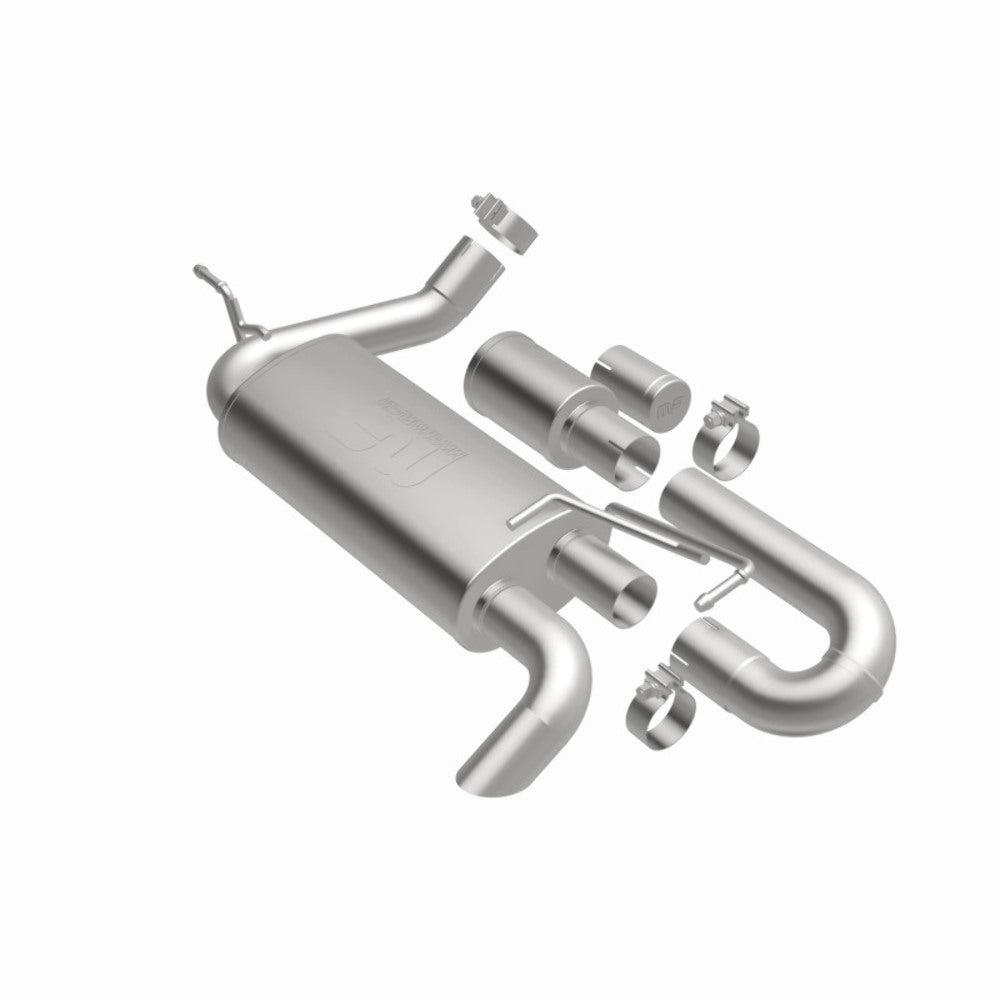 Fits 2007-2011 Jeep Wrangler Overland Series Axle-Back Performance Exhaust 19649