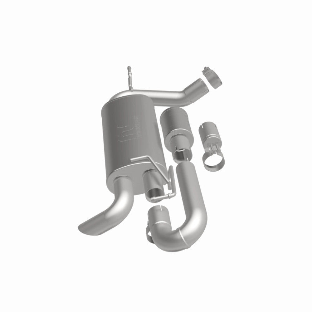 Fits 2007-2011 Jeep Wrangler Overland Series Axle-Back Performance Exhaust 19649