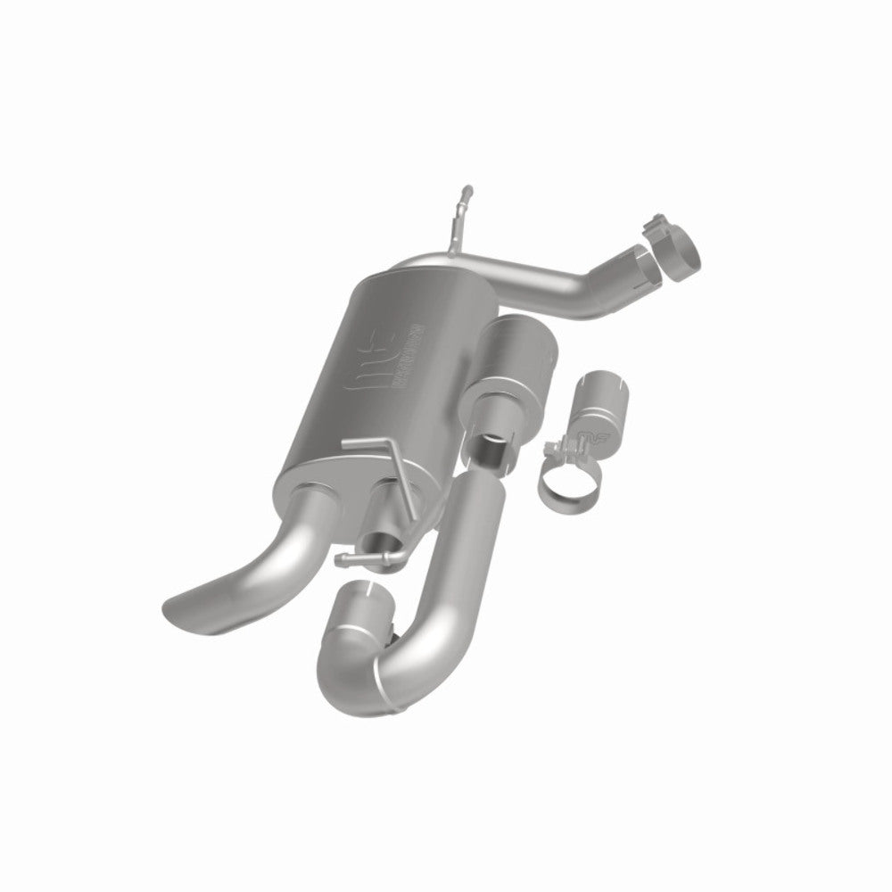 Fits 2007-2011 Jeep Wrangler Overland Series Axle-Back Performance Exhaust 19649