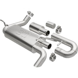 Fits 2007-2011 Jeep Wrangler Overland Series Axle-Back Performance Exhaust 19649