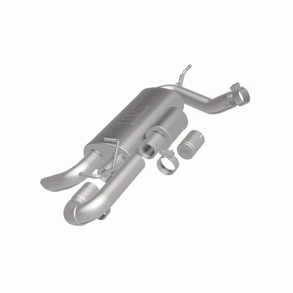 Fits 2007-2011 Jeep Wrangler Overland Series Axle-Back Performance Exhaust 19649