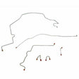 t 1967-1970 Chevrolet C10 Front Brake Line Kit Power Brakes Stainless - TKT6705SS Fine Lines