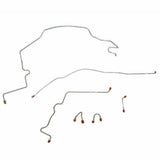 t 1967-1970 Chevrolet C10 Front Brake Line Kit Power Brakes Stainless - TKT6705SS Fine Lines
