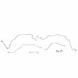 t 1967-1970 Chevrolet C10 Front Brake Line Kit Power Disc Brakes Steel - TKT6704OM Fine Lines