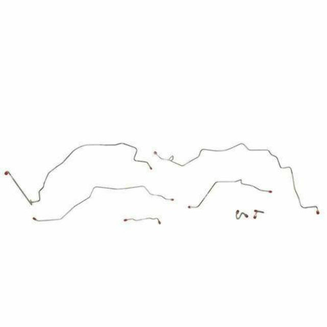 t 1967-1970 Chevrolet C10 Front Brake Line Kit Power Disc Brakes Steel - TKT6704OM Fine Lines