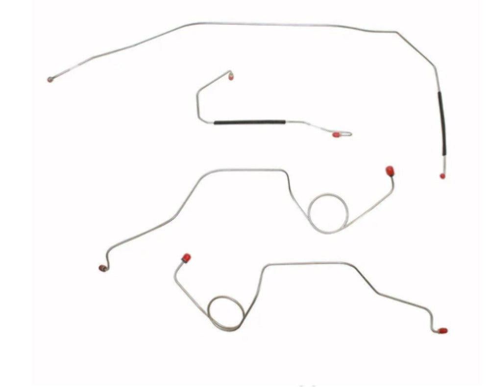 t 1967 - 1970 Chevrolet Front Brake Line Kit - TKT6712OM Fine Lines