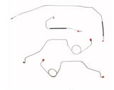 t 1967 - 1970 Chevrolet Front Brake Line Kit - TKT6712OM Fine Lines
