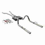 t 1967-1970 Ford Mustang Header-back Exhaust System Flowmaster American Thunder 17 Flowmaster