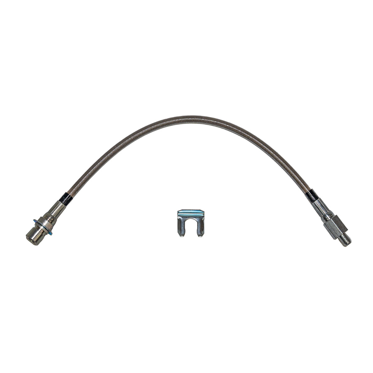 t 1967 - 1970 Ford Mustang w/ Front Drums Brake Hose - HSP4312SS Fine Lines