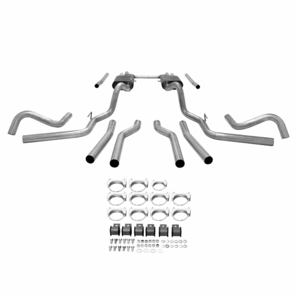 t 1967-1972 Chevrolet C10 Header-back Exhaust System Flowmaster American Thun Flowmaster