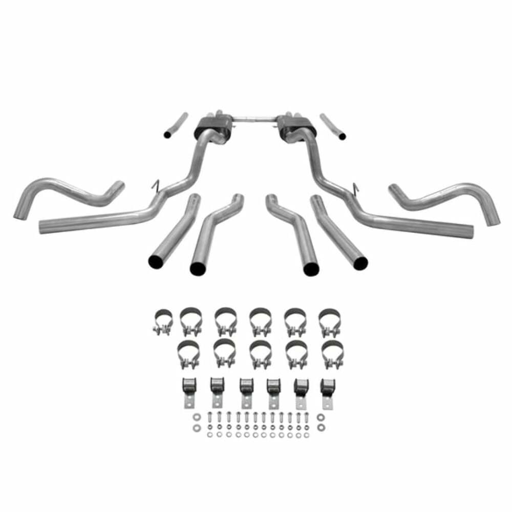 t 1967-1972 Chevrolet C10 Pickup Crossmember-back Exhaust System Flowmaster Americ Flowmaster