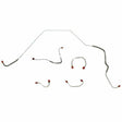 Front Brake Line Kit for 1967-1968 Chevy Camaro disc brakes stainless steel