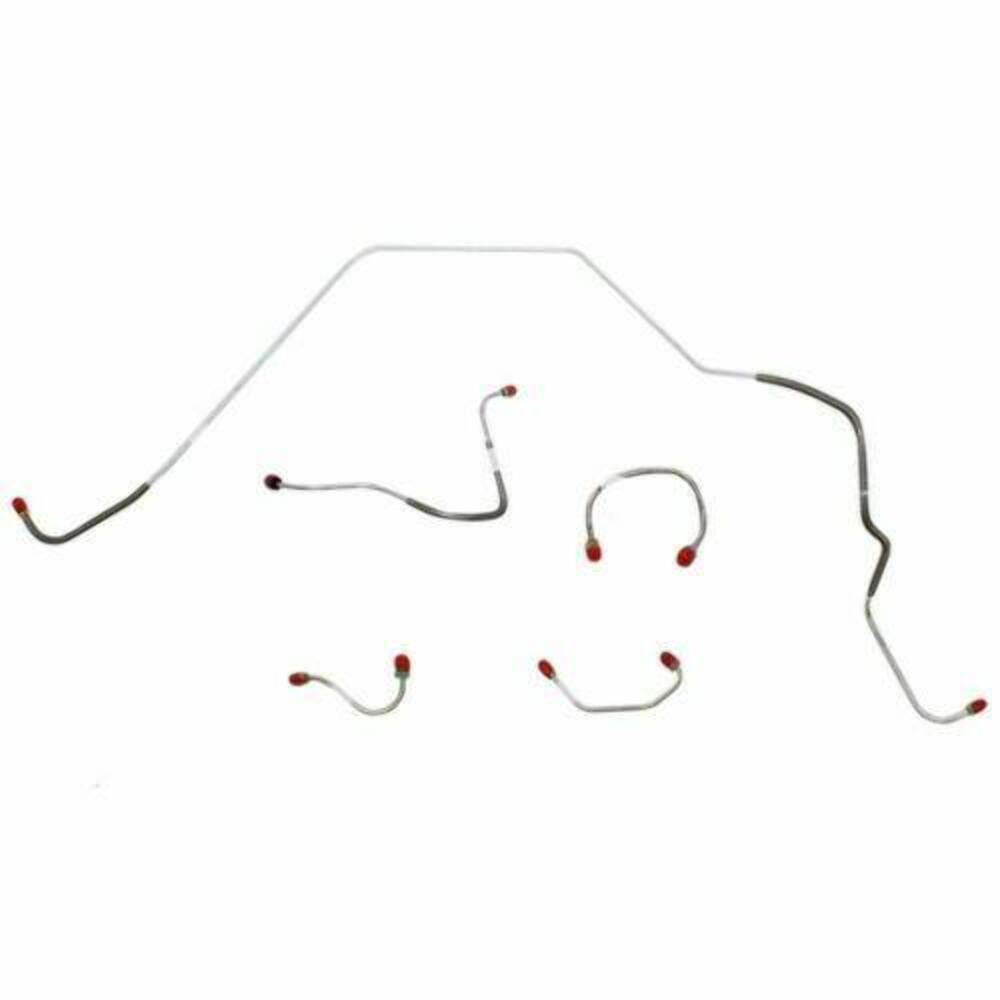 Front Brake Line Kit for 1967-1968 Chevy Camaro disc brakes stainless steel