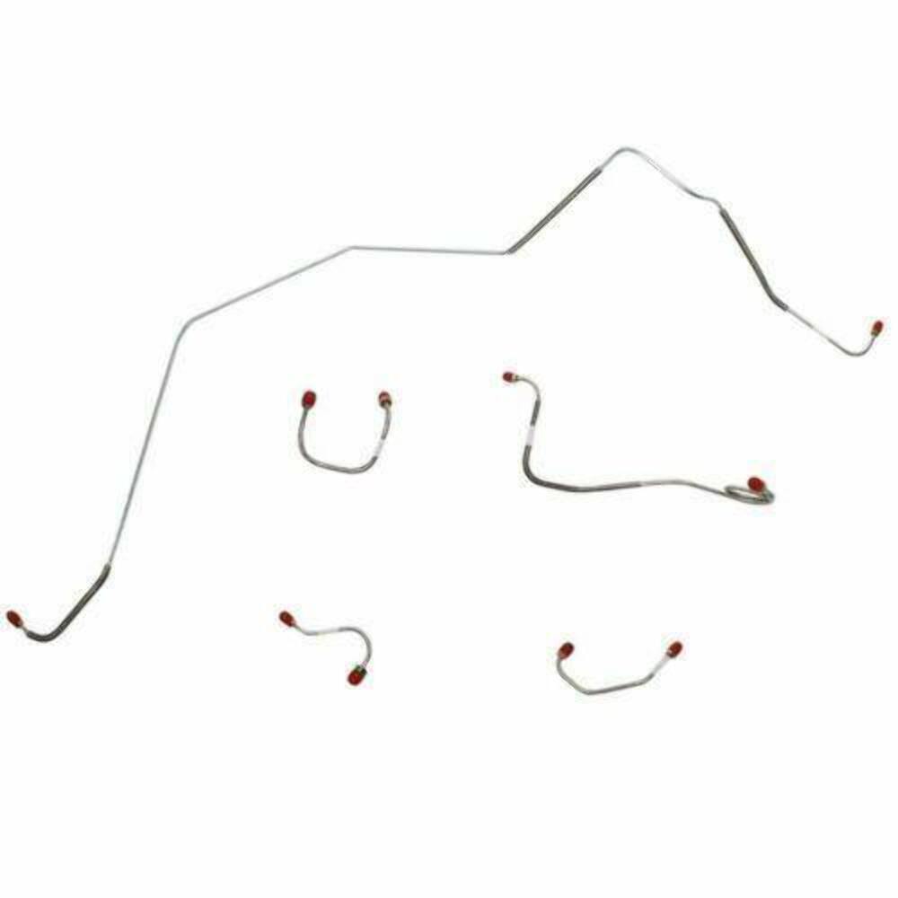 t 1967-68 Chevrolet Camaro Front Brake Line Kit Power Disc Brakes - FKT6707SS Fine Lines