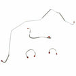 t 1967-68 Chevrolet Camaro Front Brake Line Kit Power Drum Brakes - FKT6703SS Fine Lines