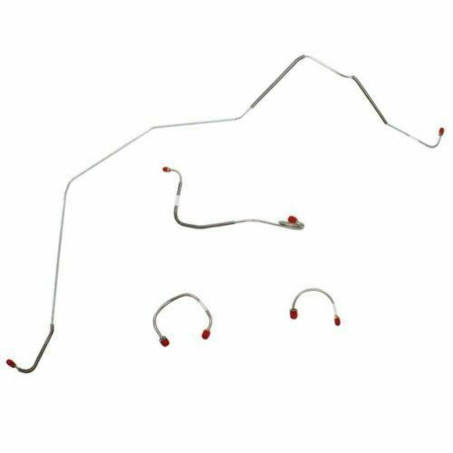 t 1967-68 Chevrolet Camaro Front Brake Line Kit Power Drum Brakes - FKT6703SS Fine Lines