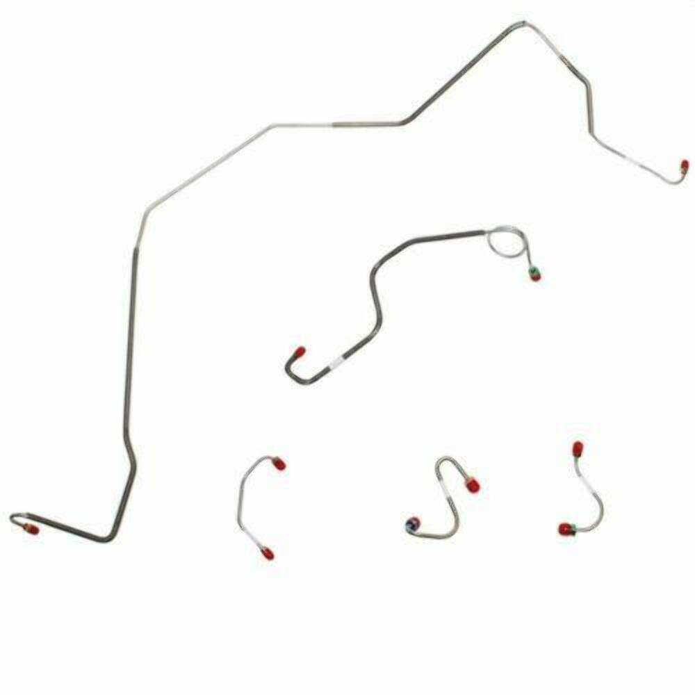 Front Brake Line Kit for 1967-1968 Pontiac Firebird disc brakes stainless steel