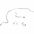 Front Brake Line Kit for 1967-1968 Pontiac Firebird drum brakes stainless steel