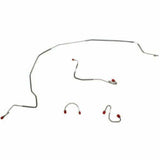 Front Brake Line Kit for 1967-1968 Pontiac Firebird drum brakes stainless steel