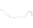 Fuel Line for 1967-1968 Pontiac Firebird stainless steel