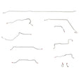 t 1967-69 Chevrolet C10 Rear Axle Brake Line Long Bed Standard Coil - TCK6701SS Fine Lines