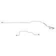 t 1967-69 Ford Mustang 6cyl. Rear Axle Lines 2 Piece Set Stainless - ZRA6701SS Fine Lines
