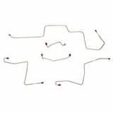 Front Brake Line Kit for 1967-1969 Ford Mustang drum brakes stainless steel