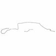 Brake Line for 1967-1970 Plymouth Valiant Intermediate disc brakes drum brakes stainless steel