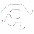 Front Brake Line Kit for 1967 Buick Skylark drum brakes stainless steel