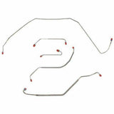 Front Brake Line Kit for 1967 Buick Skylark disc brakes stainless steel
