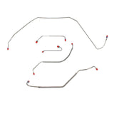 Front Brake Line Kit for 1967 Buick Skylark drum brakes stainless steel
