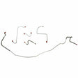 Front Brake Line Kit for 1967 Chevy Chevelle disc brakes stainless steel