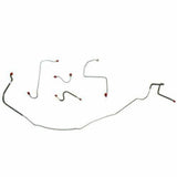 Front Brake Line Kit for 1967 Chevy Chevelle disc brakes stainless steel